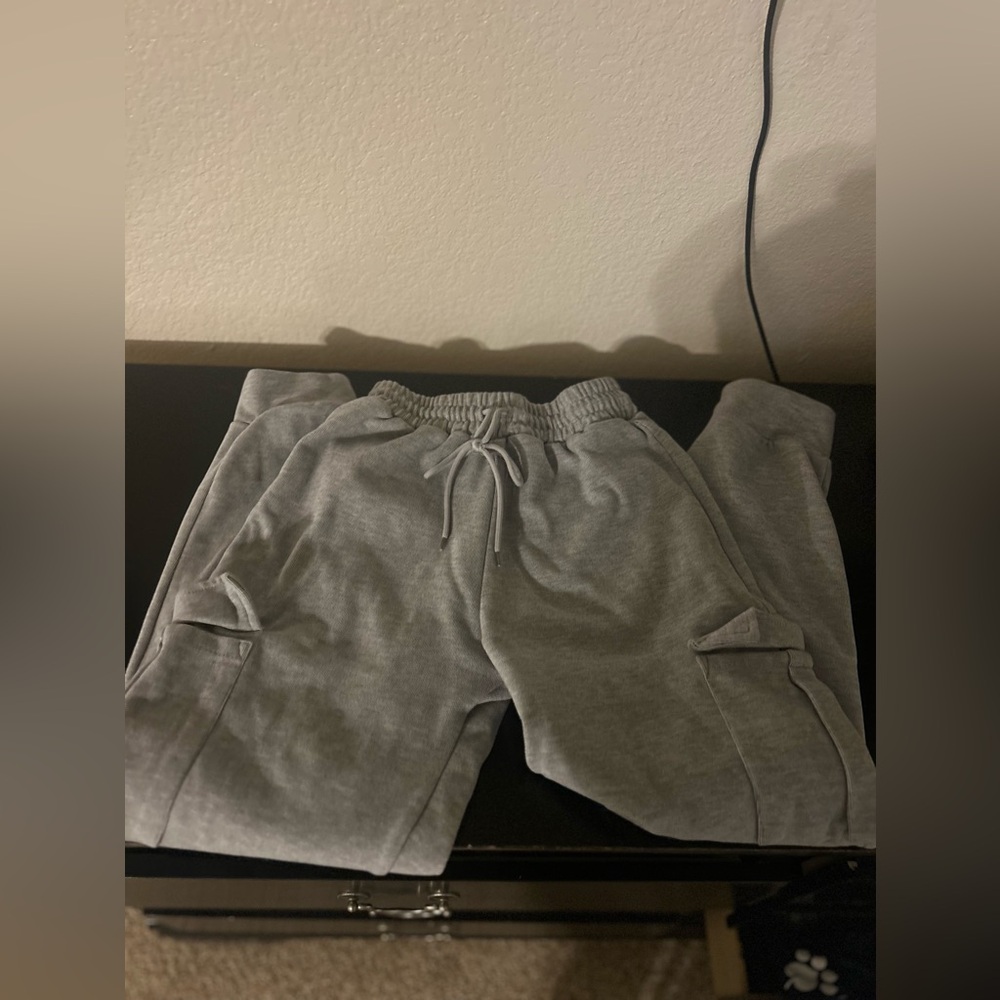 Grey joggers